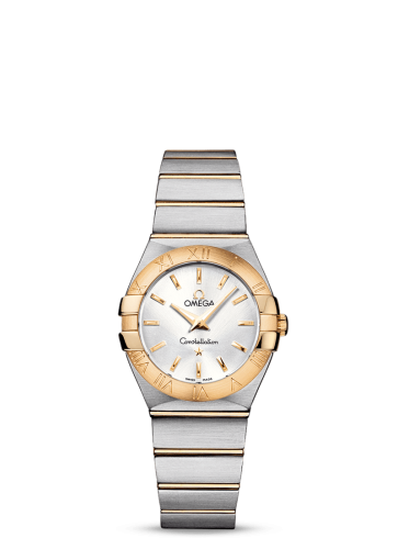 Omega Constellation Quartz 27 Brushed Stainless Steel / Yellow Gold / Silver